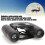Binocolo pieghevole portatile con zoom 30x60, nero, 8x 12