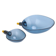 Ensemble de cuillères à appâts en ABS, 8 mm, bleu translucide