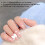 24 pièces, kit d’ongles amovible, 12 tailles, multicolore 6