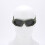 Lunettes de sécurité en maille métallique TPR vert militaire 8
