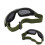 Lunettes de sécurité en maille métallique TPR vert militaire 15