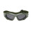 Lunettes de sécurité en maille métallique TPR vert militaire 16