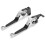 2 pièces leviers réglables 19,5 cm XJ6 Diversion argent 15