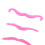 7 pezzi baffi finti in flanella rosa per cosplay barbe 8