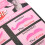 7 pezzi baffi finti in flanella rosa per cosplay barbe 3