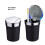 Cilindro ABS per auto 50 mAh 3 W LED blu nero argento 9