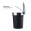 Cilindro ABS per auto 50 mAh 3 W LED blu nero argento 4