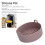 Reusable Silicone Pot Replacement Kitchen Electric Fryer Basket Tray Baking Accessory 20220(16cm Coffee ) 4