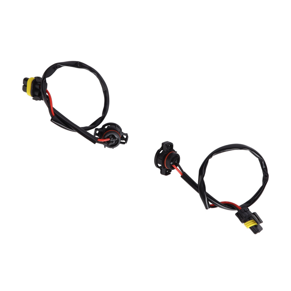 2Pcs 5202/H16 Male To 9005 Female Wire Harness Connector Universal Adapter For Headlight Fog Lamp 12Vâ24V 3241322373497