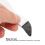 Halloween moustache noire factice taille barbe adhésive 10
