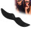 Halloween moustache noire factice taille barbe adhésive 15