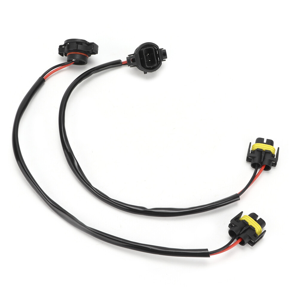 H16 5202 Male To H11 Female Pigtail Socket Head Fog Replacement For Wrangler Jk Jl Light 4991322373391