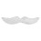 Halloween moustache noire factice taille barbe adhésive 6