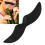 Halloween moustache noire factice taille barbe adhésive 16