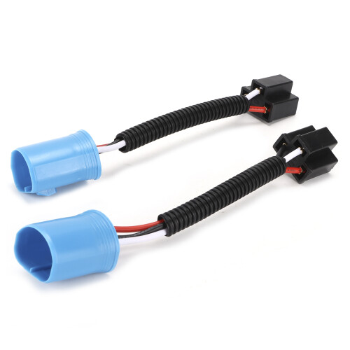 2 pièces d'adaptateur de faisceau 9007 vers H4 9003 12-24V 1