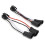 2 pezzi di cablaggio da H4 9003 a H11, 12V-24V, ABS 15
