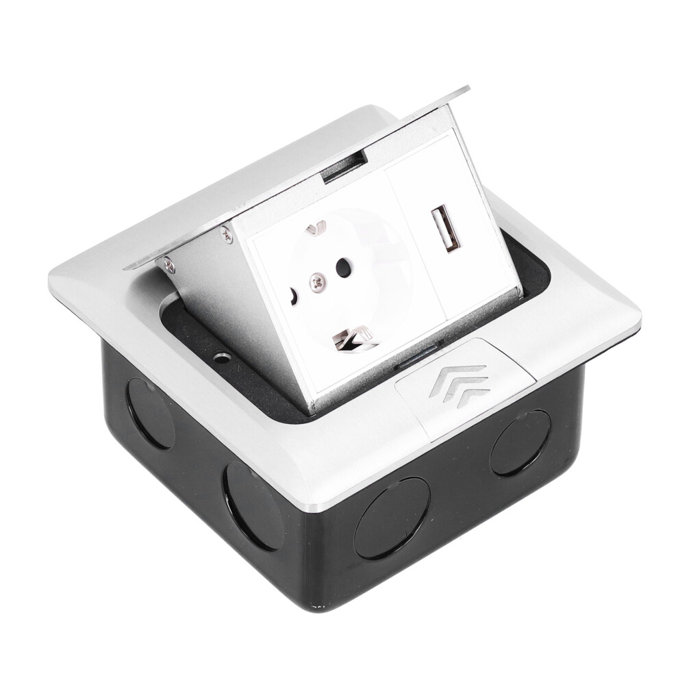 Floor Electrical Outlet Embedded Pop Up Socket Box Eu Standard Usb Power Accessories 250V 16A 9301322373928