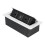 Prise de sol escamotable 266x118x3mm 13A 250V Argent 13
