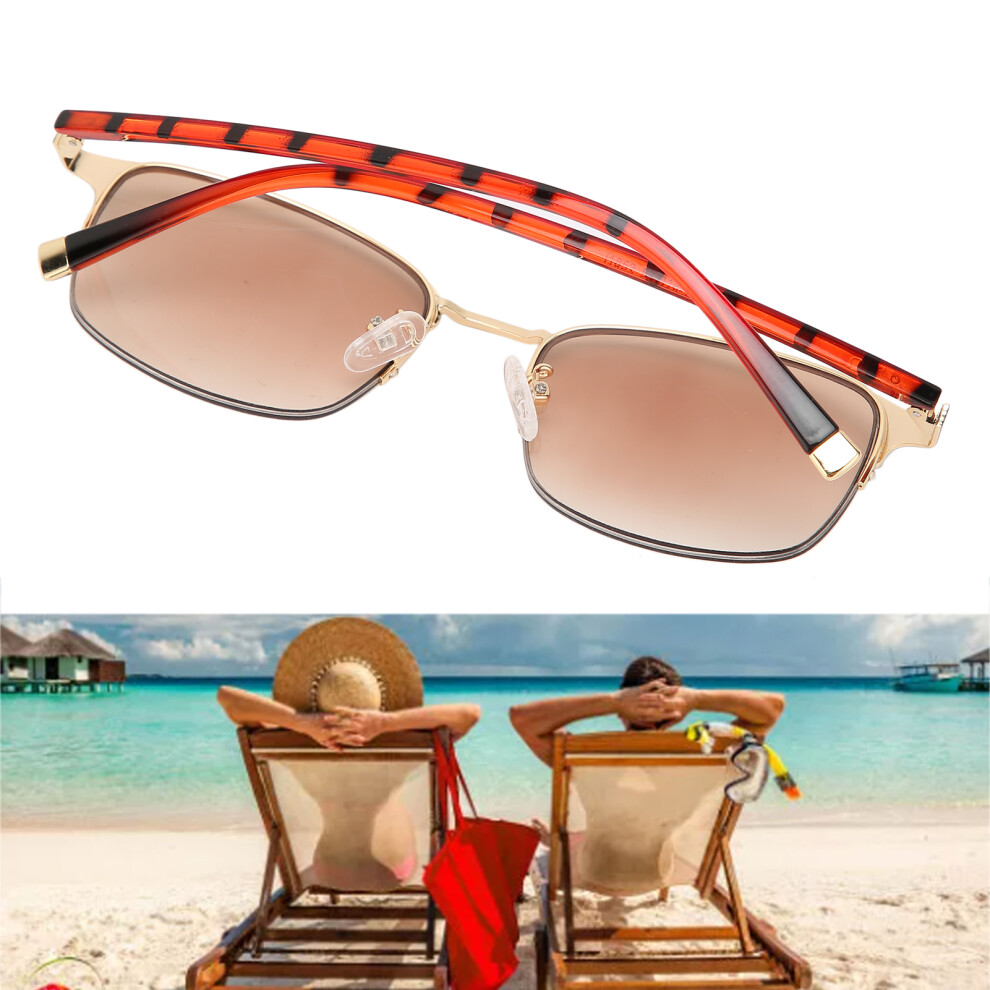 Blue/Light Reading Glasses Anti Uv Glare Eyestrain Blocking Glasses Computer Readers(+300 )