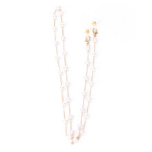 Catenina per occhiali in lega 77 cm/30,3 in, perle antiscivole