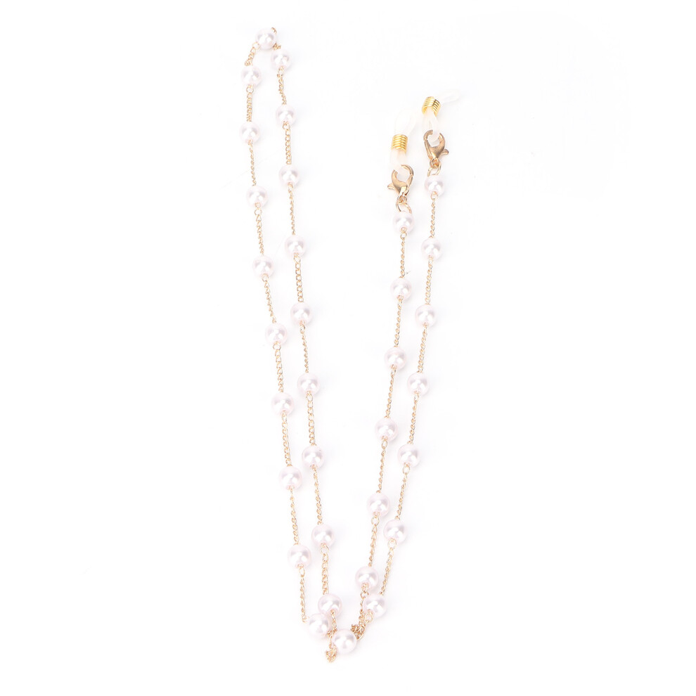 Eyeglasses Chain Holder Alloy Fashionable Artificial Pearls Sunglasses NonSlip Strap Holder