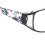 Lunettes de lecture +100 Noires anti-lumière bleue PC 6