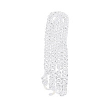 Chaîne pour lunettes en acrylique transparent, longueur 73,5 cm / 28,9 po