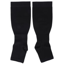Calze a compressione con punta aperta nere S-XL 0,1 cm