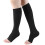Calze a compressione con punta aperta nere S-XL 0,1 cm 13