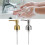 Bottiglia dosatrice quadrata 7,6-8,6 oz Silicone+ABS 16