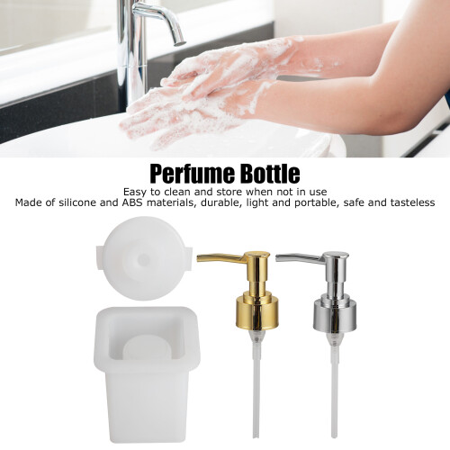 Bottiglia dosatrice quadrata 7,6-8,6 oz Silicone+ABS 2