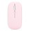 Mouse wireless ultrasottile rosa 800-1600 DPI BT5.2 2
