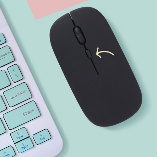 Souris sans fil silencieuse BT5.2 800-1200DPI Noire 2