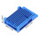 Boîtier Raspberry Pi 4 B 3,42,21 po argent 7