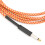 Câble de guitare à blindage tressé plaqué nickel orange 9