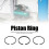 3Pcs Air Compressor Piston Ring 42mm Metal 3P Accessory Replacement Part Set Kit for OTS 9