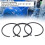 3Pcs Air Compressor Piston Ring 47mm Metal 3P Accessory Replacement Part Set Kit for OTS 10