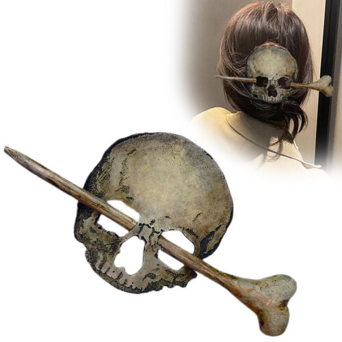 Épingle à cheveux squelette Halloween 7*12cm; tige 14cm 1