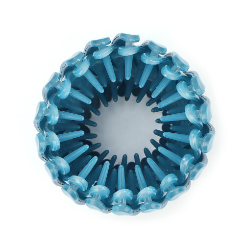 Fermaglio per capelli a nido d'uccello, 7,5 cm, interno blu, espandibile 2