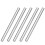 5 pièces argentées de 6 mm DIY4100-0006-0100 tige 14