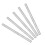 5 pièces argentées de 6 mm DIY4100-0006-0100 tige 9
