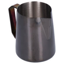 Brocca in acciaio inossidabile nero da 600 ml 111x130x92 mm