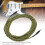 Câble guitare/basse jaune blindé tressé avec fiche de 10 m 7