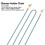Catena per occhiali in lega 75 cm antiscivolo 8