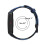 Bracelet de remplacement en silicone de taille 6, 12,2 cm / 4,80 pouces 6