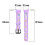 Bracelet de remplacement en silicone de taille 6, 12,2 cm / 4,80 pouces 4