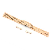 Bracelet de montre en acier inoxydable 20mm/180mm or rose
