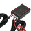 LED strobe rouge/bleu 4x6 11x9.2x2.7cm 12V télécommande 5