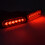 LED strobe rouge/bleu 4x6 11x9.2x2.7cm 12V télécommande 4