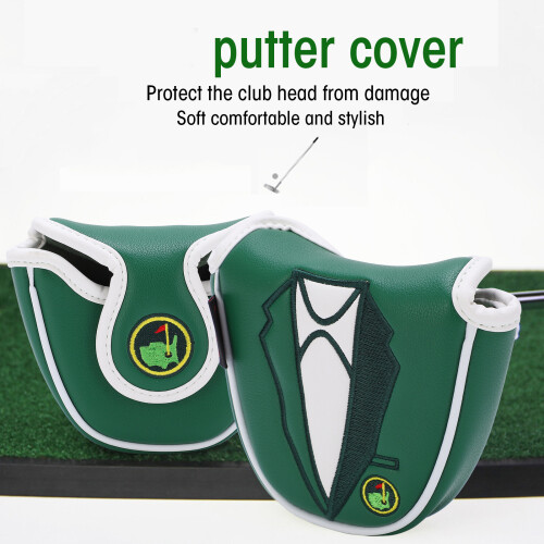Copertura per putter semicircolare verde da 2,8 oz taglia unica 2